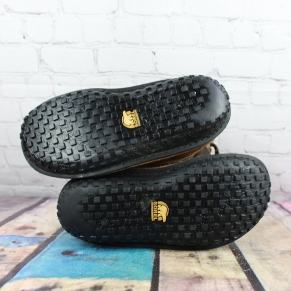 Sorel Tootega Brown Suede Fur Lined Ankle Strap Winter Boots Size 6 M - Picture 9 of 9